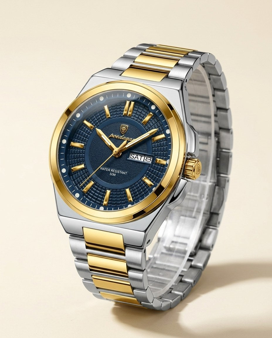 Executive Day-Date Gold case, Blue dial