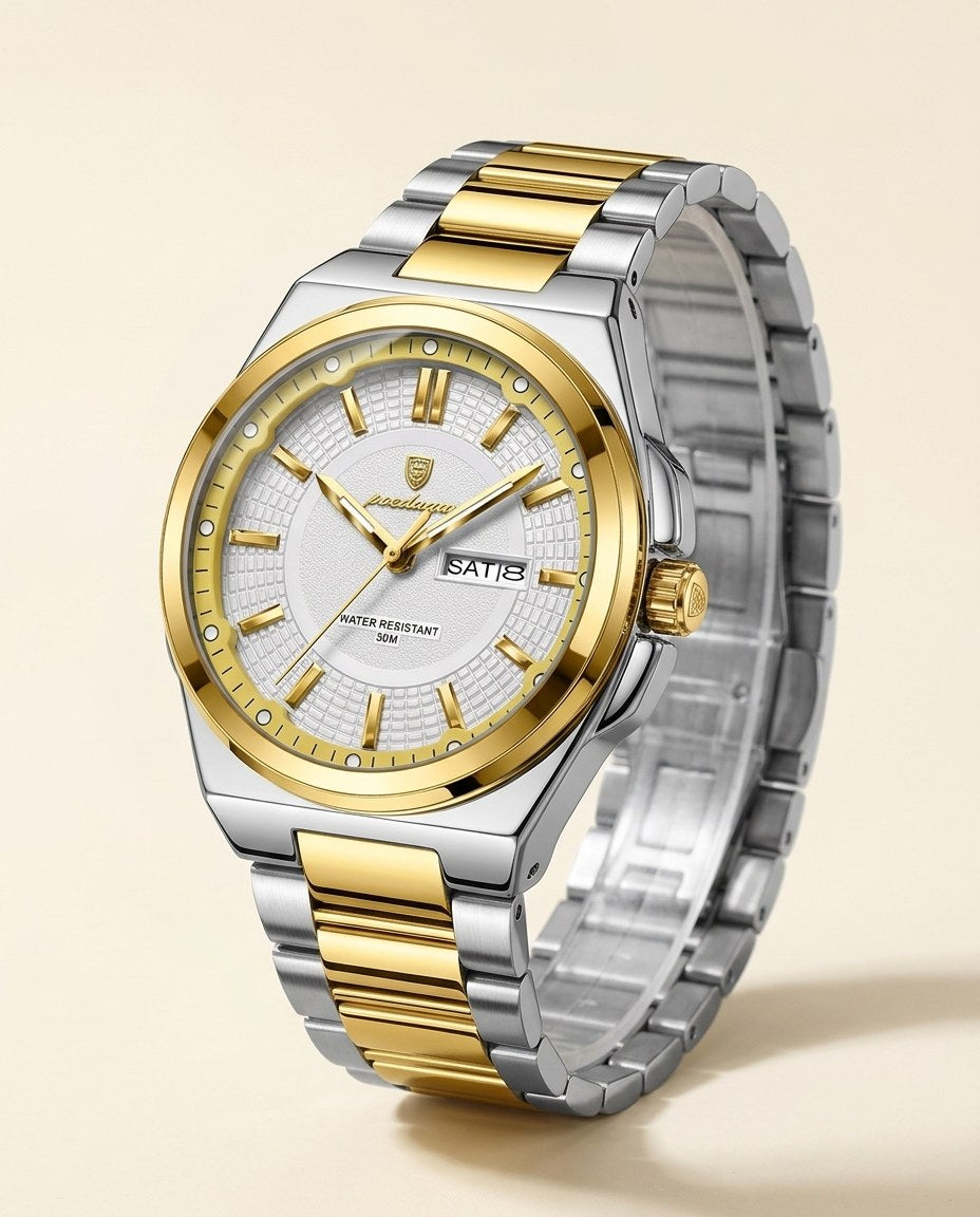 Executive Day-Date Gold case, White dial