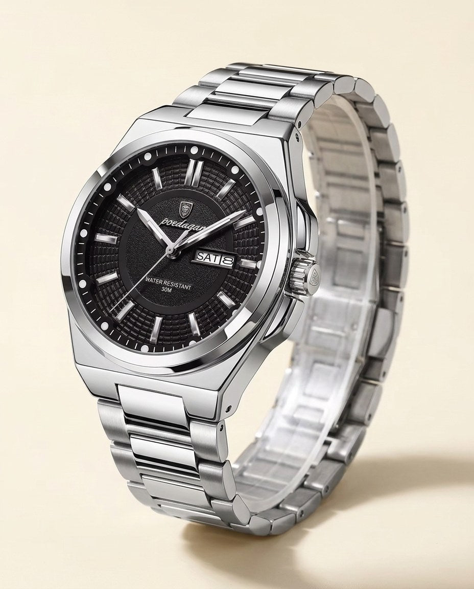 Executive Day-Date Silver case, Black dial