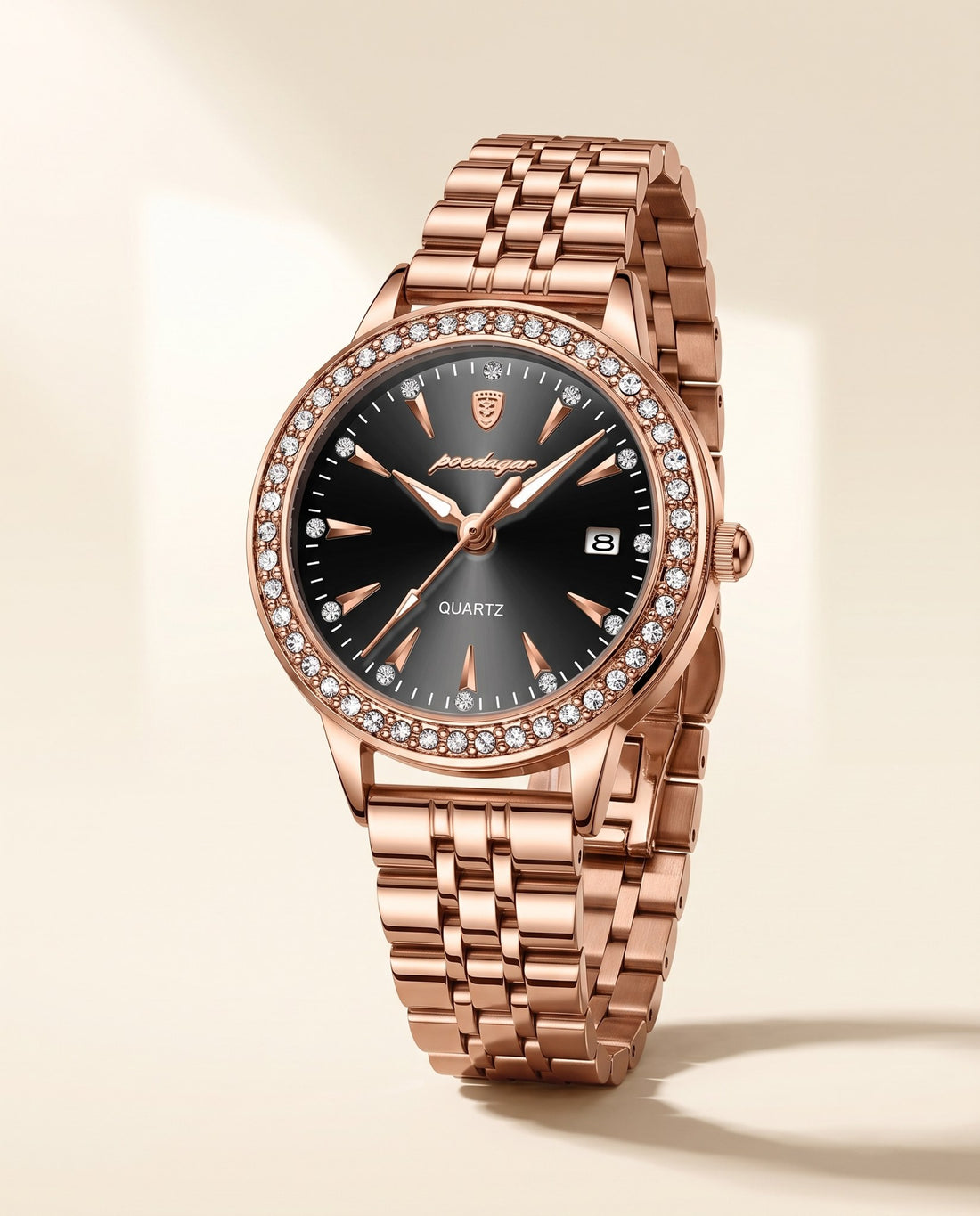 Sparkle Crystal Ladies Black dial hero
