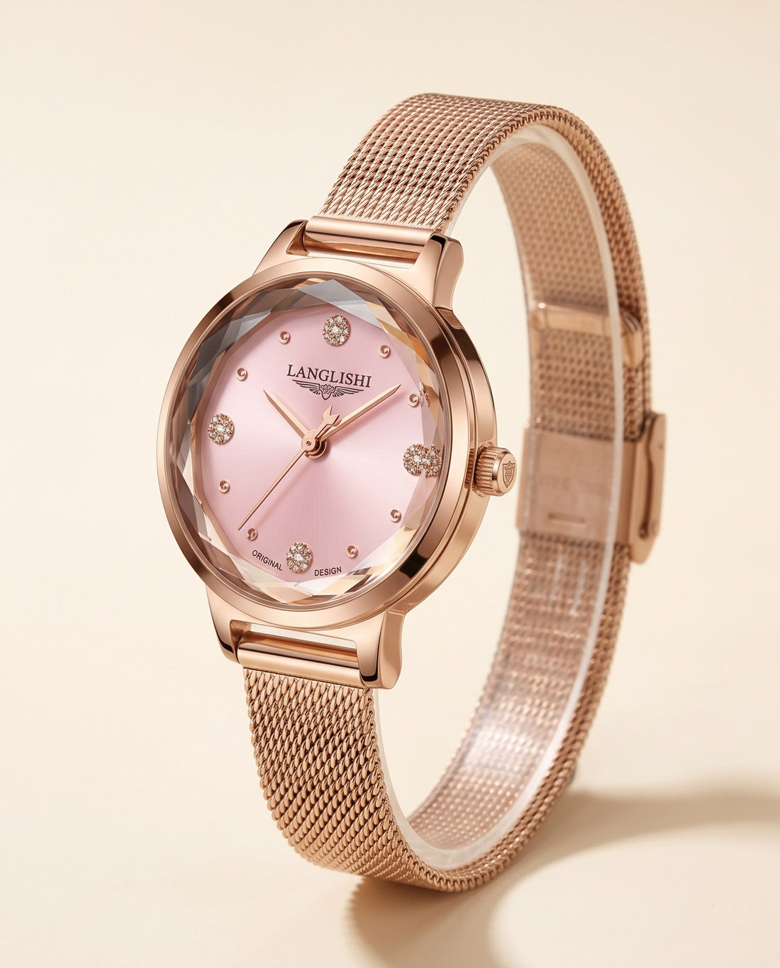 Petite Mesh Ladies Pink dial hero
