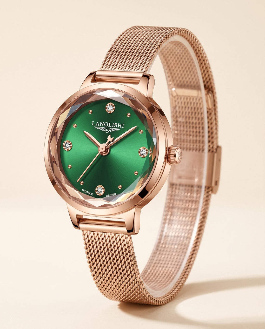 Petite Mesh Ladies Green dial