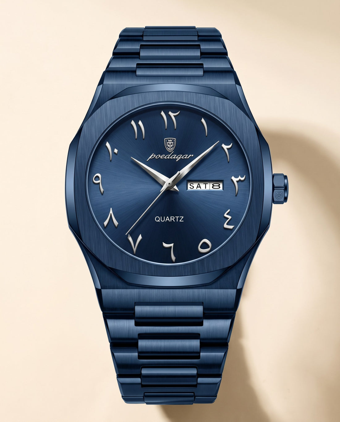Sultan Arabic Dial Day-Date Blue case, Blue dial