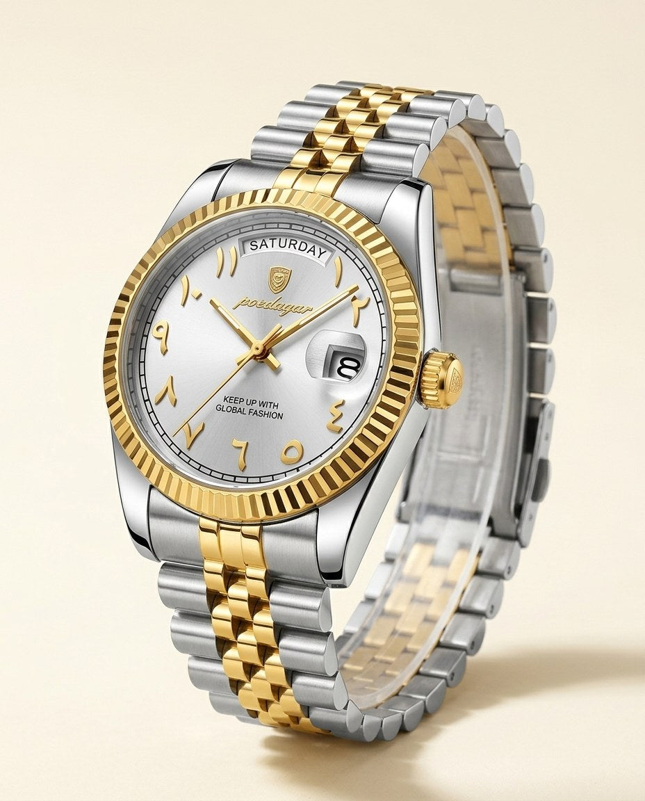 Imperial Day-Date Gold case, White dial