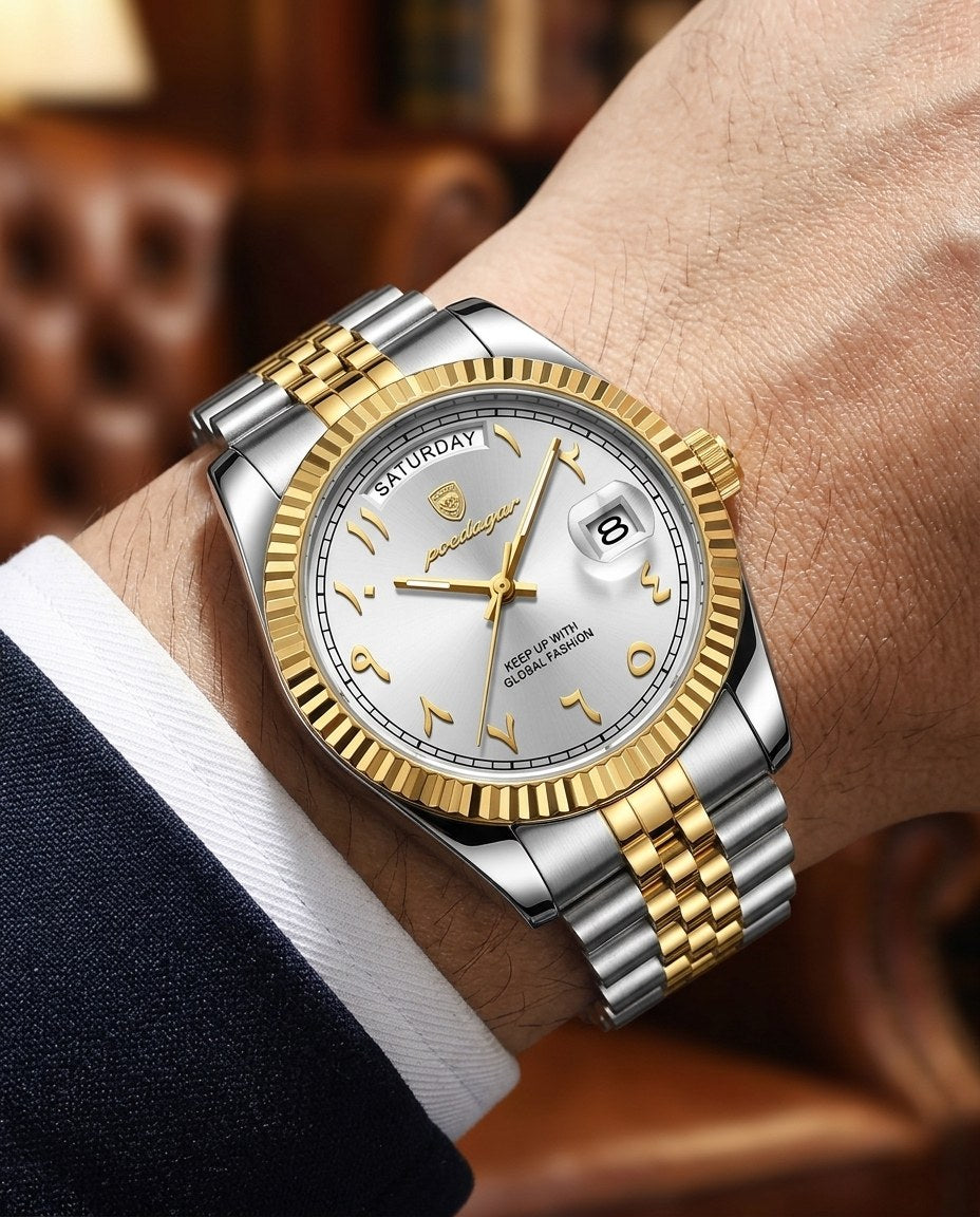 Imperial Day-Date Gold case, White dial on the wrist