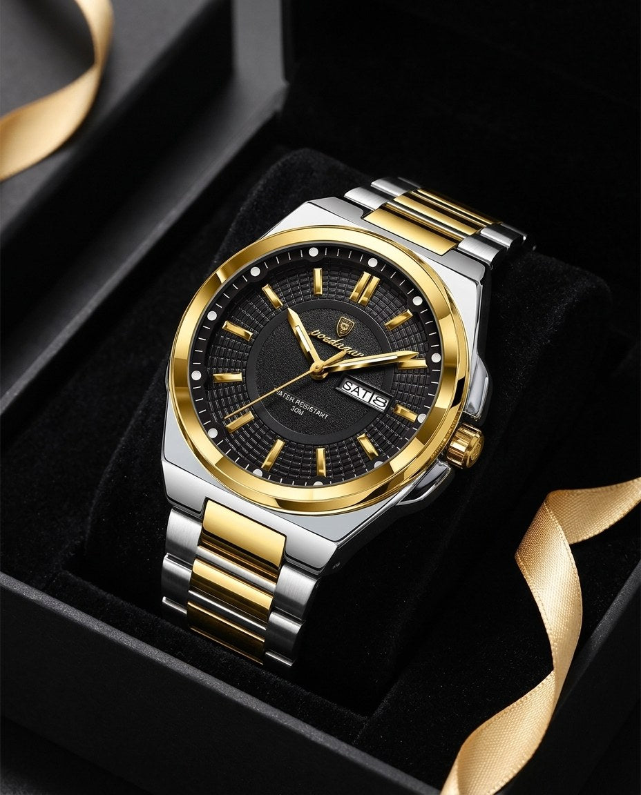 Executive Day-Date Gold case, Black dial in the gift box