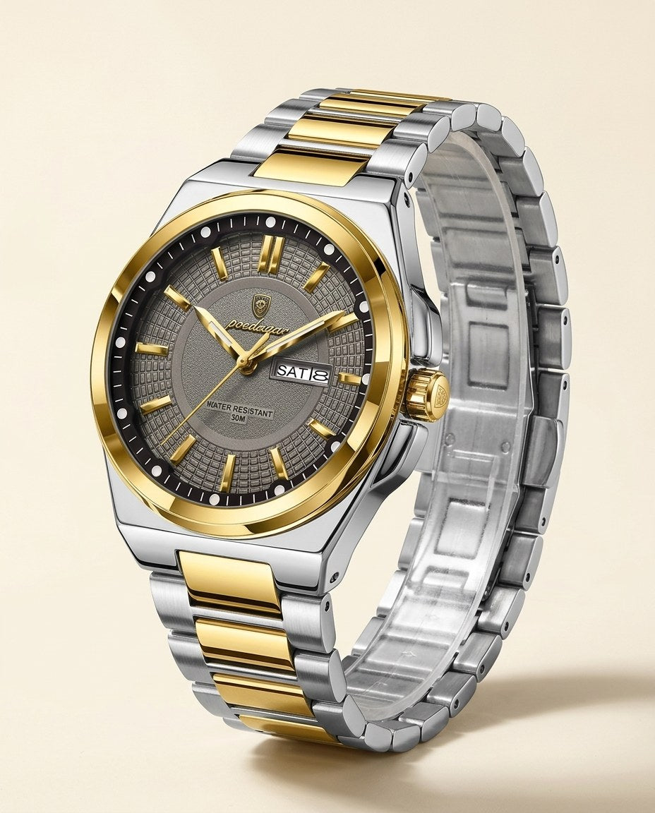 Executive Day-Date Gold case, Grey dial