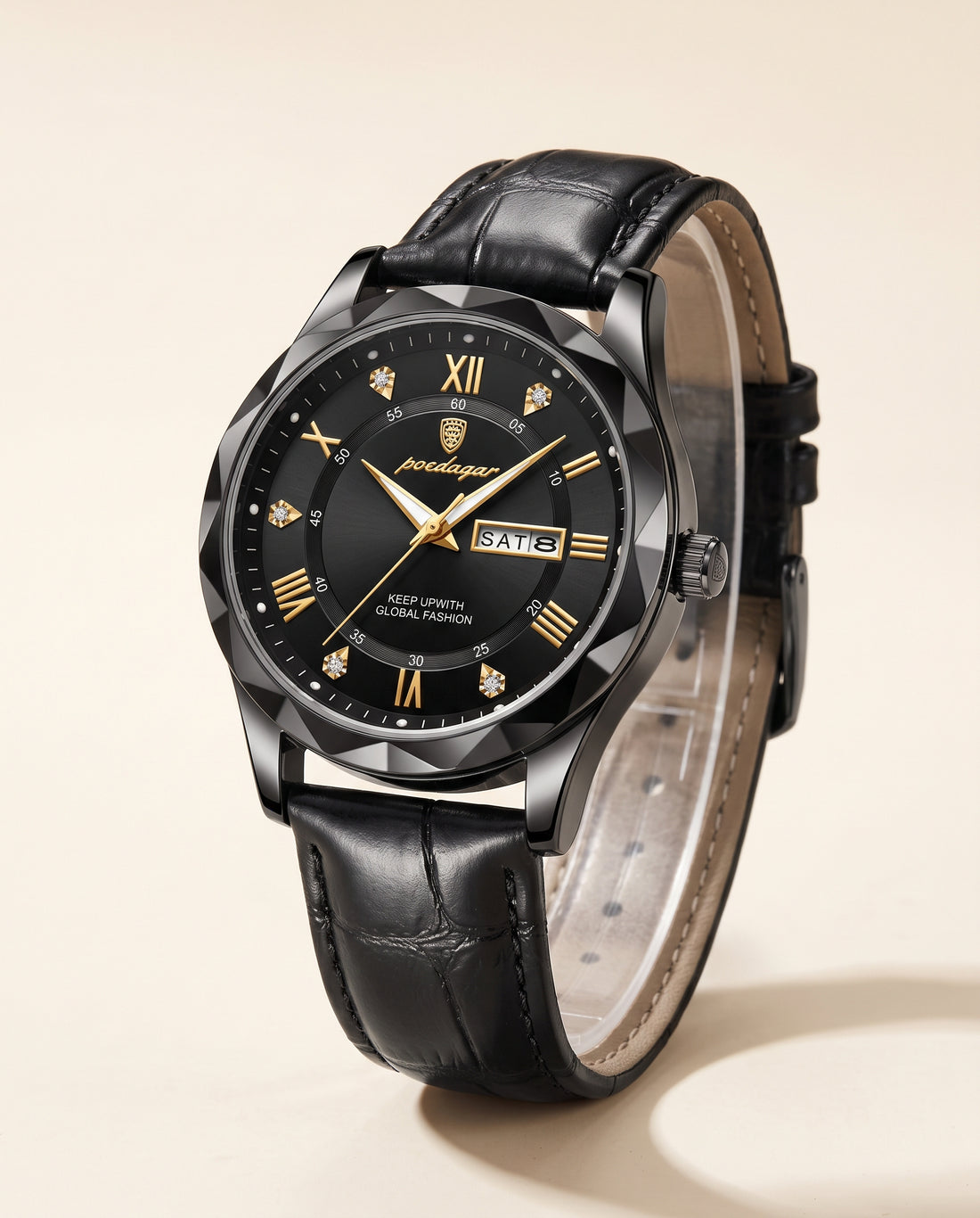 Regent Roman Leather Day-Date video